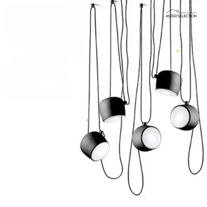 Élégant plafonnier LED araignée, design moderne et épuré. Luminaire décoratif pour tout intérieur.