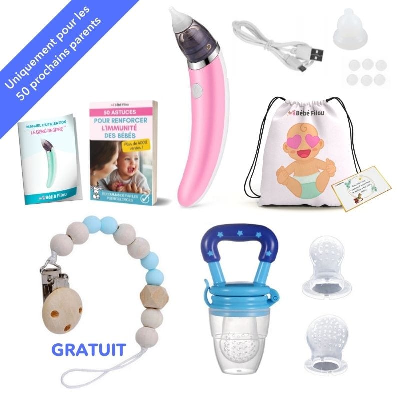 Aspirateur nasal électrique pour bébés, solution rapide contre la congestion, pour un sommeil paisible de l'enfant.