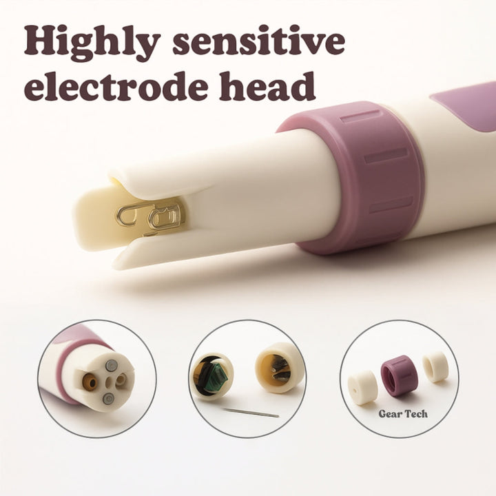 Testeur digital smart pour piscine. Mesure précise pH, chlore, ORP, EC, TDS, salinité, entretien facilité.