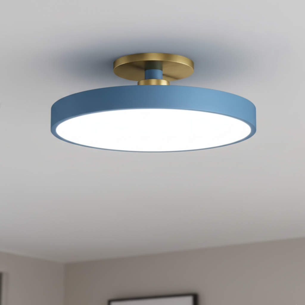 Élégant luminaire encastré LED moderne, éclairage bicolore pour toute pièce.