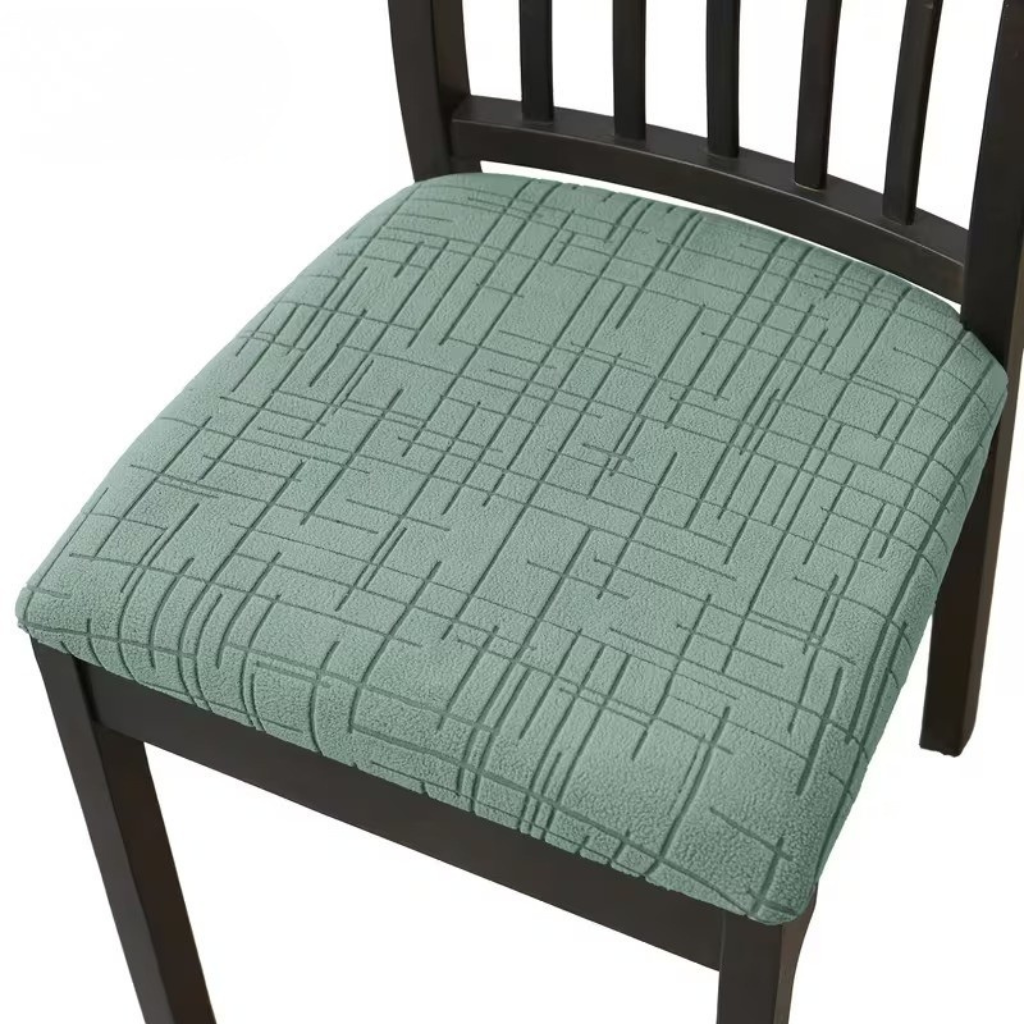 Housse de chaise élastique facile à installer, style moderne, rénove votre salle à manger avec élégance.
