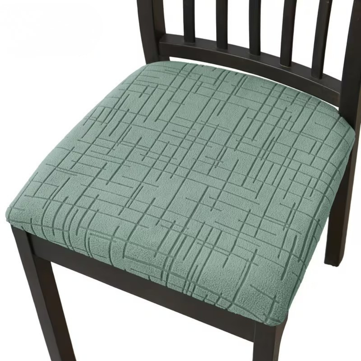 Housse de chaise élastique facile à installer, style moderne, rénove votre salle à manger avec élégance.