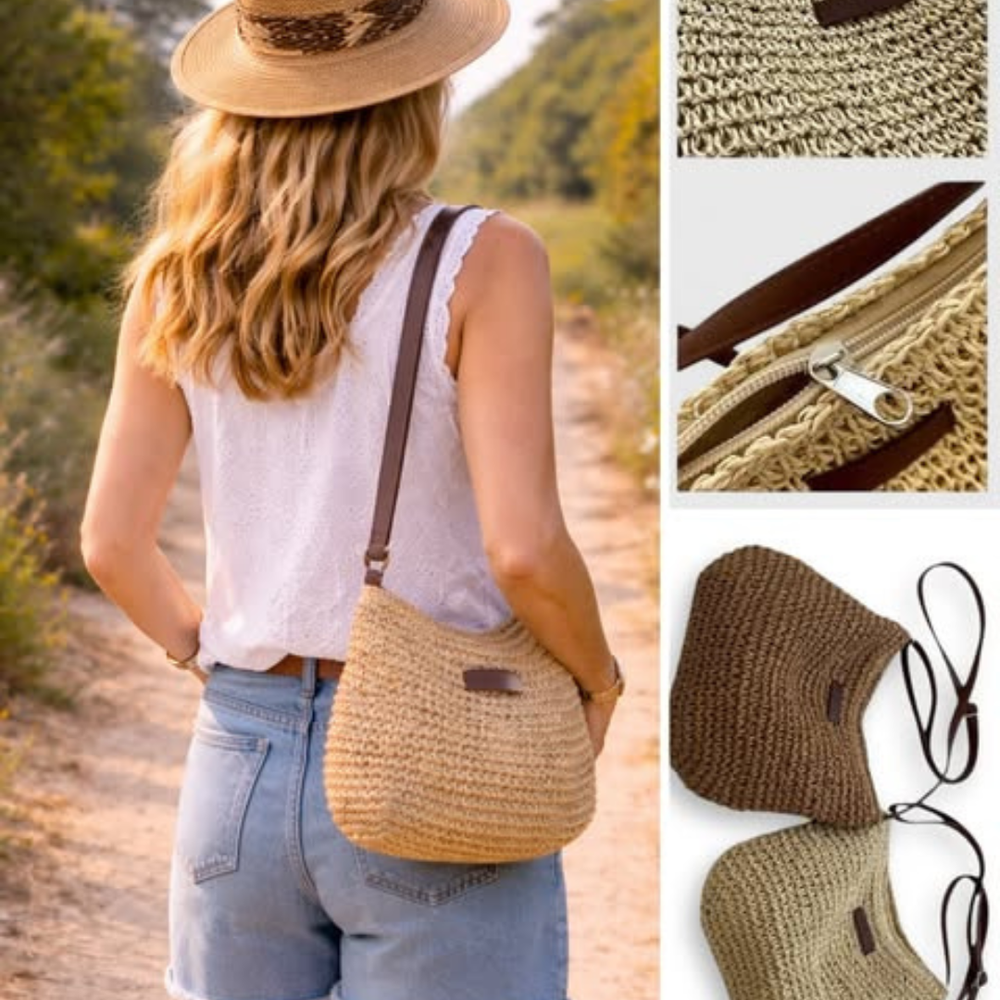 Sac bandoulière beige élégant pour femme, léger et ajustable, idéal pour un style chic et pratique.
