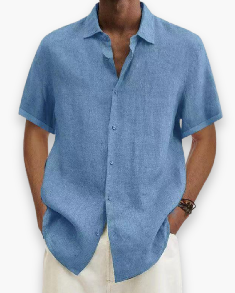 Élégante chemise casual homme, idéale pour un look décontracté ou semi-formel. Confort quotidien garanti.
