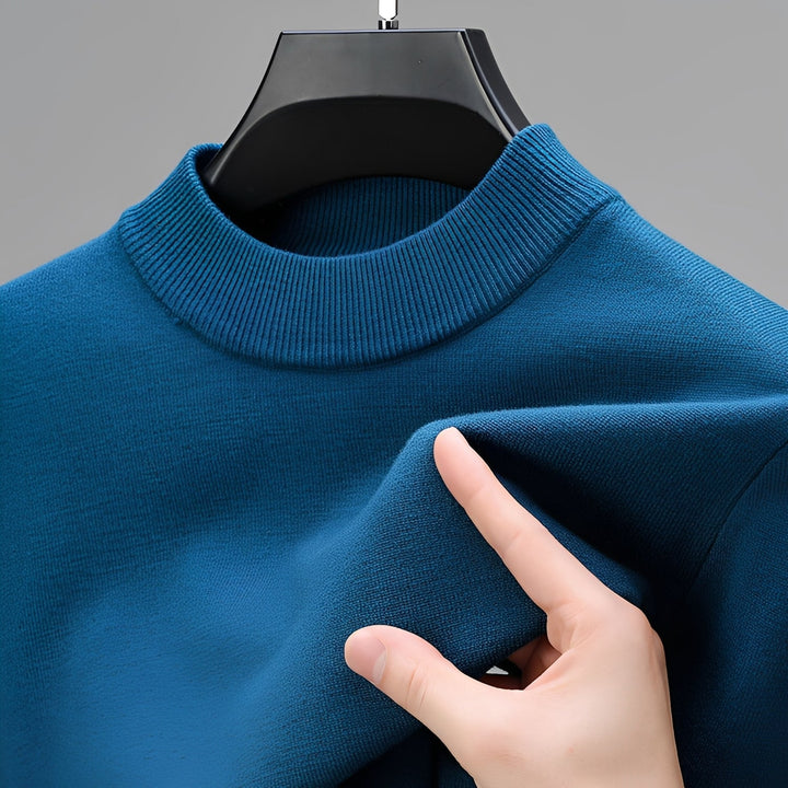 Chandail homme moderne, maille tricotée douce. Confortable et élégant pour l'hiver et l'automne.