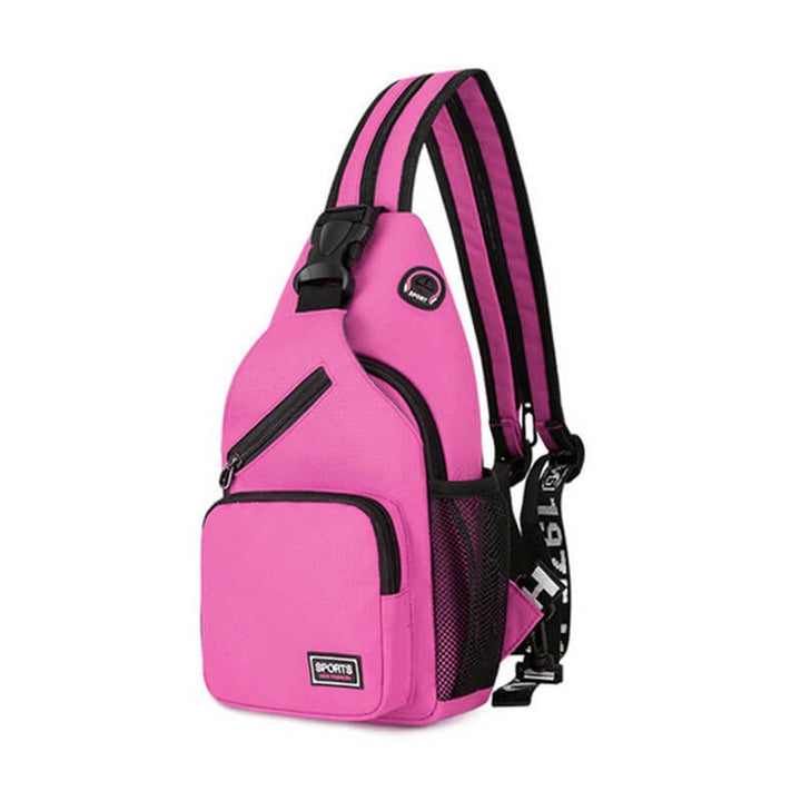 Mini sac à dos sport femme, en polyester, robuste et confortable pour l'exercice.