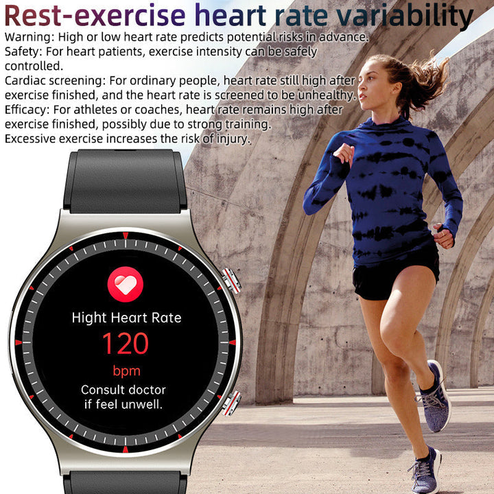 Moniteur portable de santé ECG, fréquence cardiaque, pression artérielle pour une vie saine.