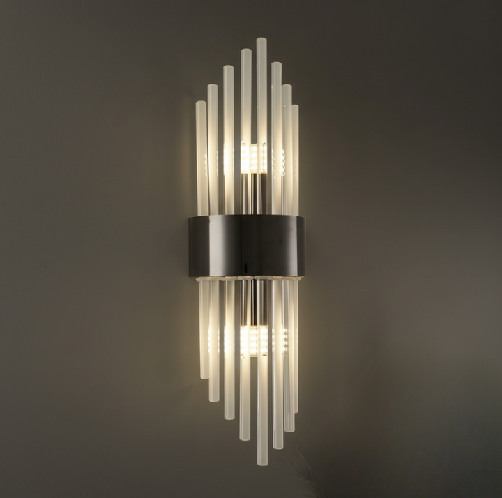 Applique murale LED élégante noir mat, lumière directionnelle.