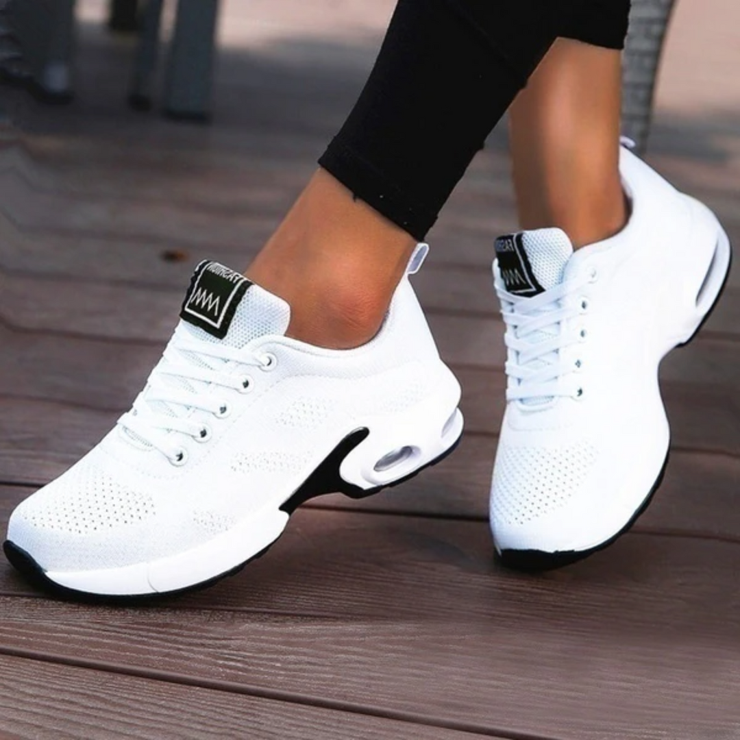 Sneakers orthopédiques légères pour femme, offrant confort optimal et soutien actif pour vos pieds au quotidien.