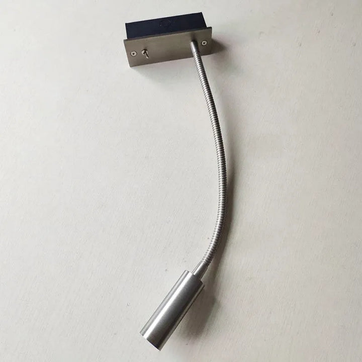 Lampe murale LED pour chambre, chevet, lecture, lumière chaude, ambiance, design flexible moderne.