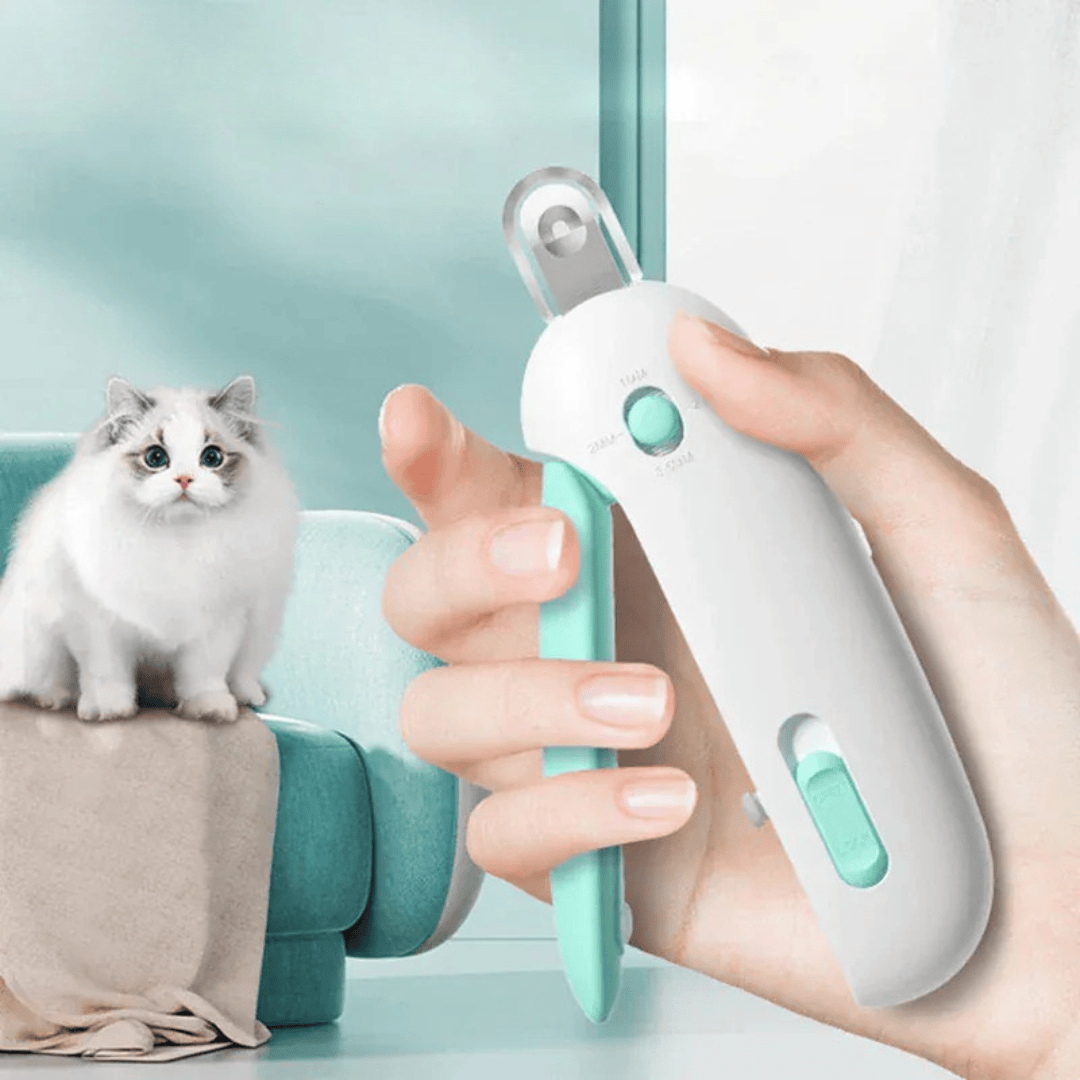 Coupe-griffes réglable pour chiens et chats, idéal pour le toilettage et le soin des pattes d'animaux.