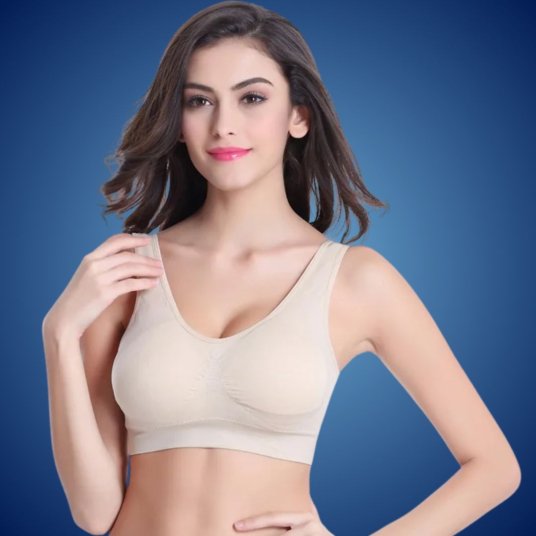 Soutien-gorge sans coutures grande taille pour femmes, confort optimal et soutien léger quotidien. Idéal.