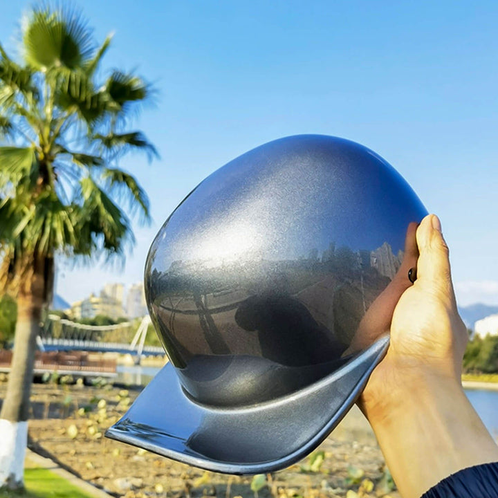 Protection moto DOT: casque ouvert unisexe, style casquette, construction ABS robuste et légère.
