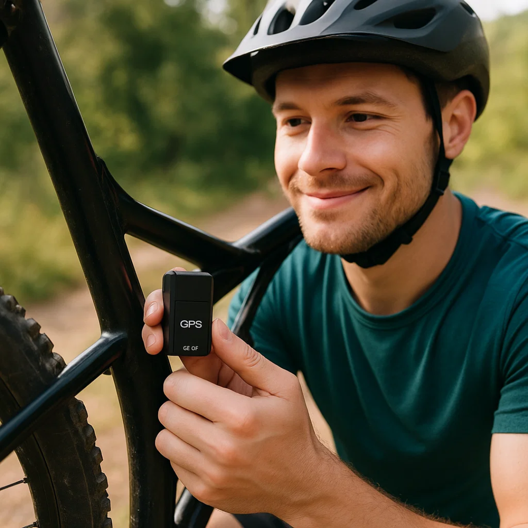 Mini traceur GPS avec fonction audio et micro. Suivi en temps réel pour surveillance discrète et localisation.