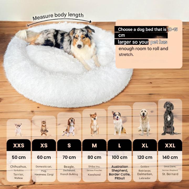 Lit chien Fluffy Plus, un nuage de douceur orthopédique pour un confort inégalé. Idéal pour un sommeil profond.