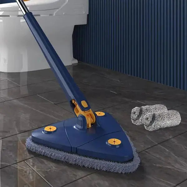 Mop serpillière rotative 360° en microfibre, ajustable, pour un nettoyage rapide et sans effort de toute la maison.
