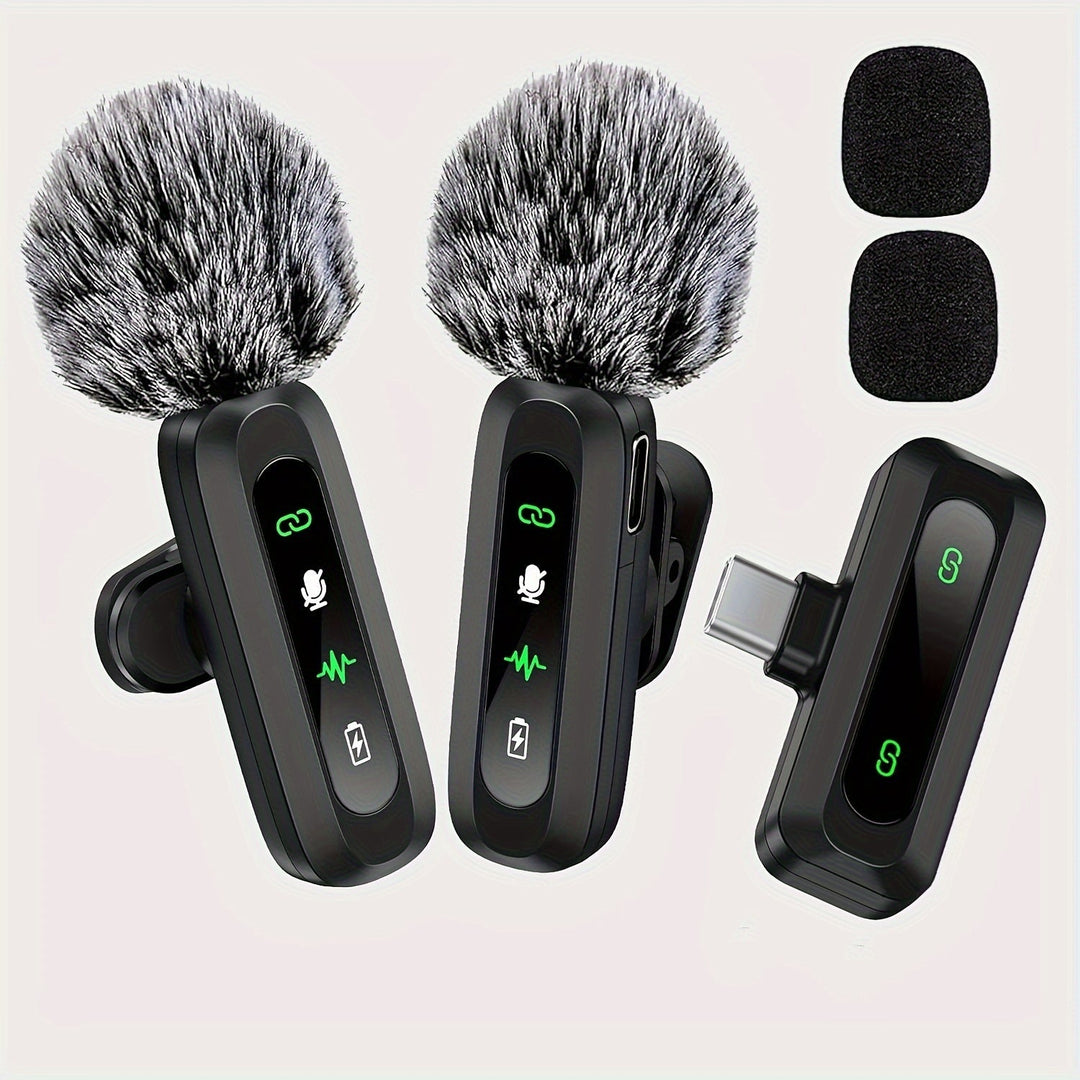Micro cravate sans fil SoundClip pour enregistrement audio smartphone/tablette.