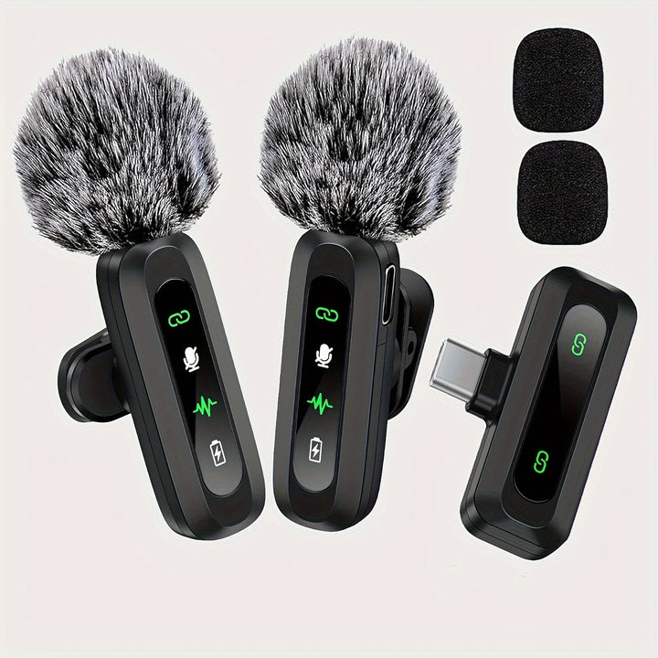 Micro cravate sans fil SoundClip pour enregistrement audio smartphone/tablette.