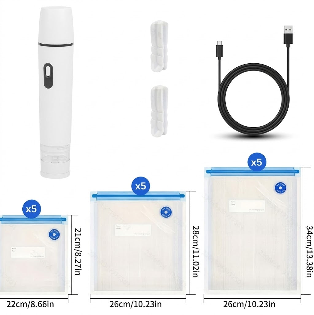 Appareil sous-vide Siolite polyvalent pour fruits, légumes, viande ou poisson. Idéal pour préserver toute sorte d'aliments.