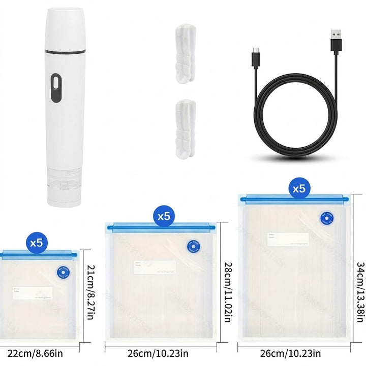 Appareil sous-vide Siolite polyvalent pour fruits, légumes, viande ou poisson. Idéal pour préserver toute sorte d'aliments.