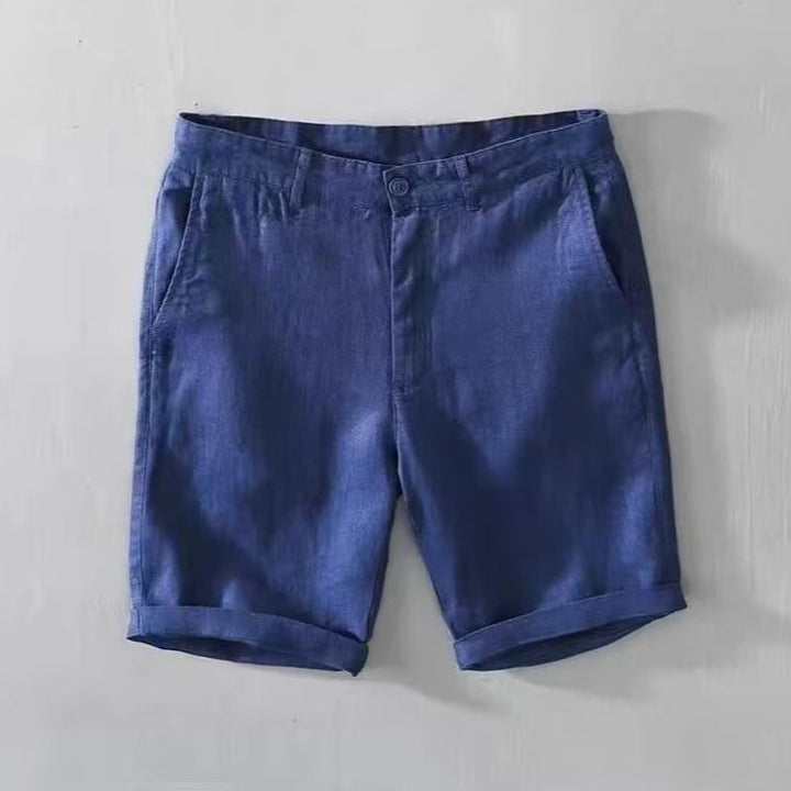 Pantacourt homme décontracté, idéal pour un confort estival léger, parfait pour la mode masculine en été.
