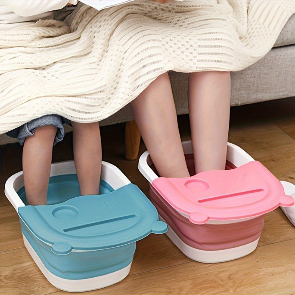 Baignoire à pieds pliable pour une détente profonde et un soin apaisant à domicile.