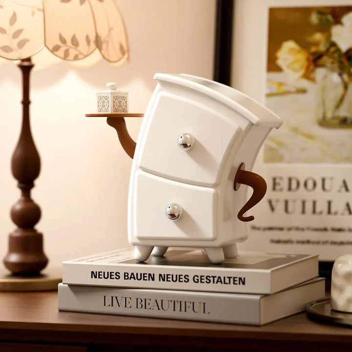 Organisateur multi-compartiments compact pour bijoux et clés. Idéal pour entrée, bureau ou maison, rangement durable.