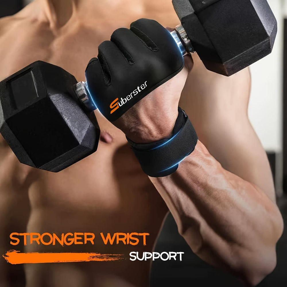 Gants de fitness GripGuard, accessoires essentiels pour l'entraînement, protégeant les mains en musculation.