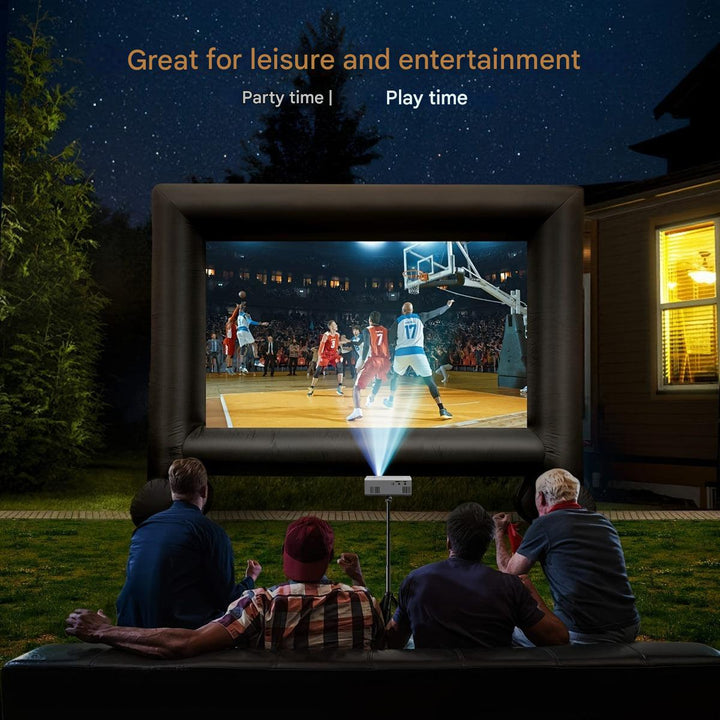 Mini projecteur ultra-lumineux 3000 lumens, parfait pour vidéoprojection portable et home cinéma immersif.