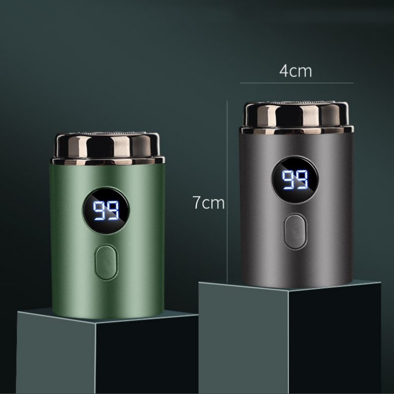 Rasoir électrique mini pour homme, coupe rapide des poils du visage, précision et hygiène maximale.