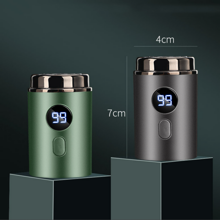 Rasoir électrique mini pour homme, coupe rapide des poils du visage, précision et hygiène maximale.