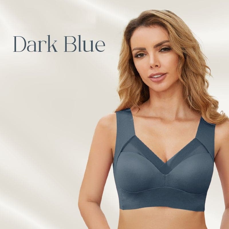 Soutien-gorge femme respirant, sans fil, push-up invisible pour tout le jour.