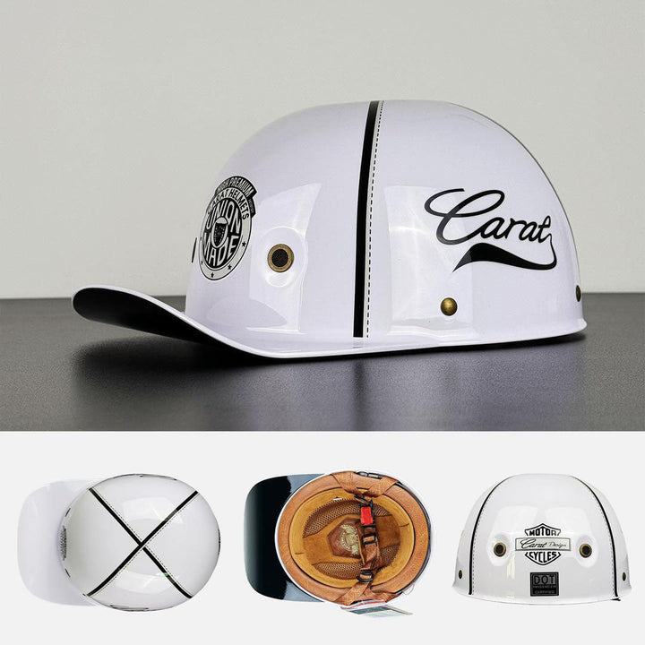 Protection fiable avec casque PulseCap, design demi-jet moderne, pour scooter et moto.