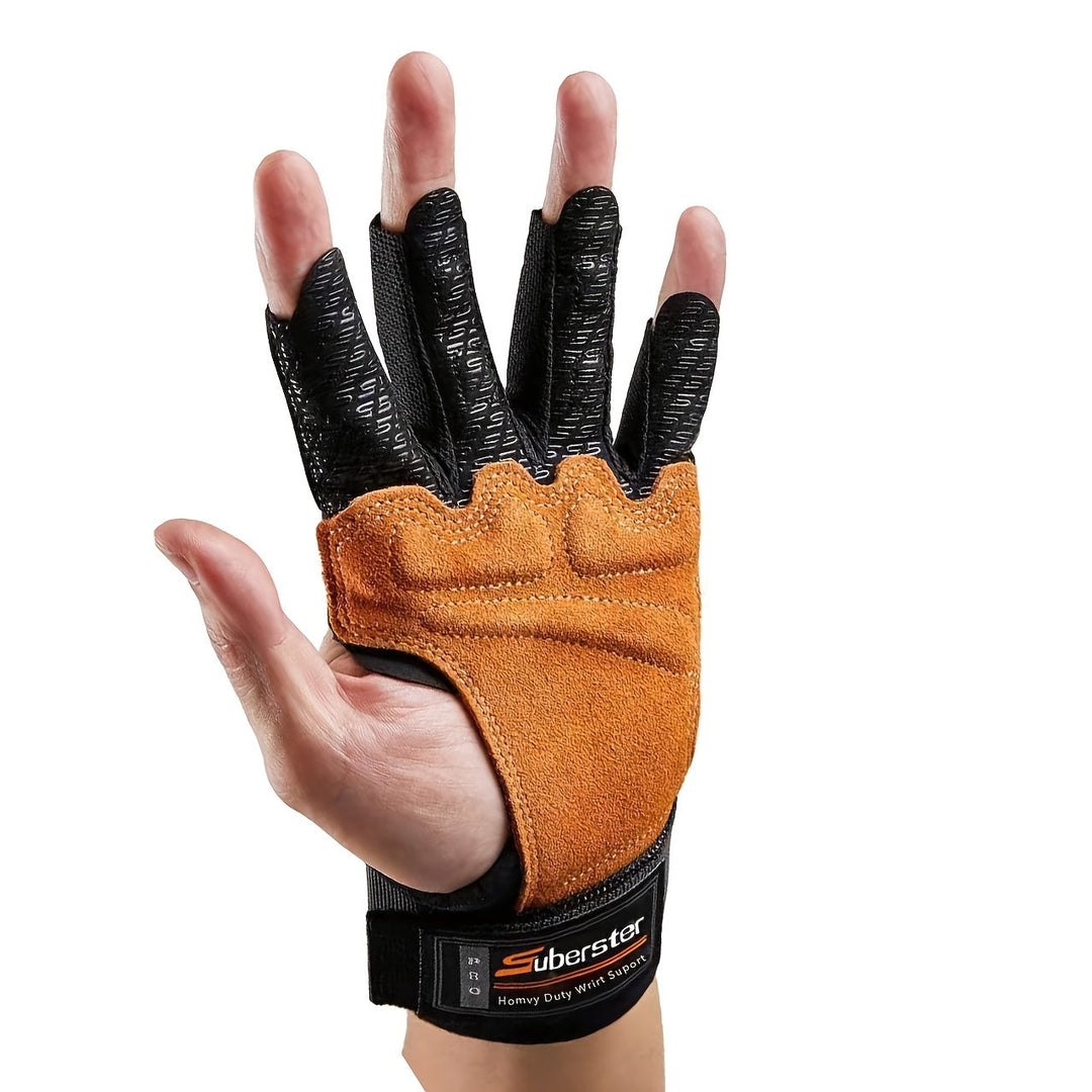 Gants de musculation GripGuard pour gym, offrant protection des mains et adhérence antidérapante optimale.