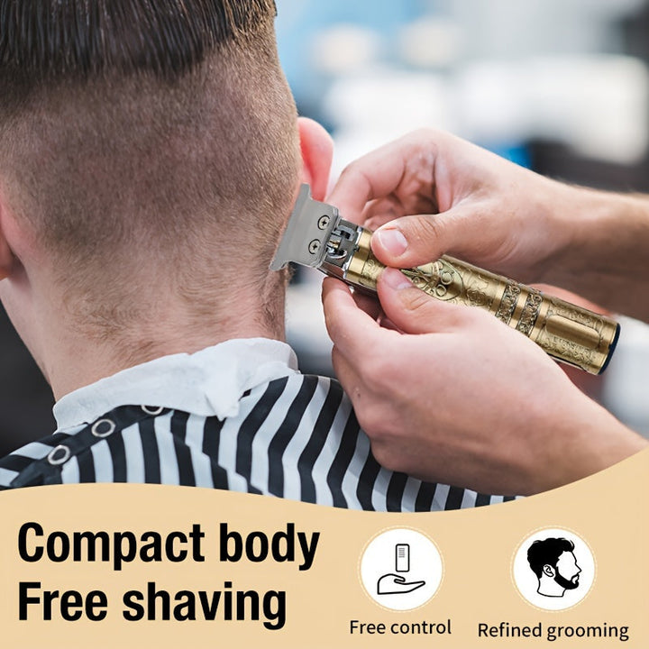 Lame de précision de la tondeuse luxe, pour coupes nettes des cheveux et barbes masculines. Matériel robuste.