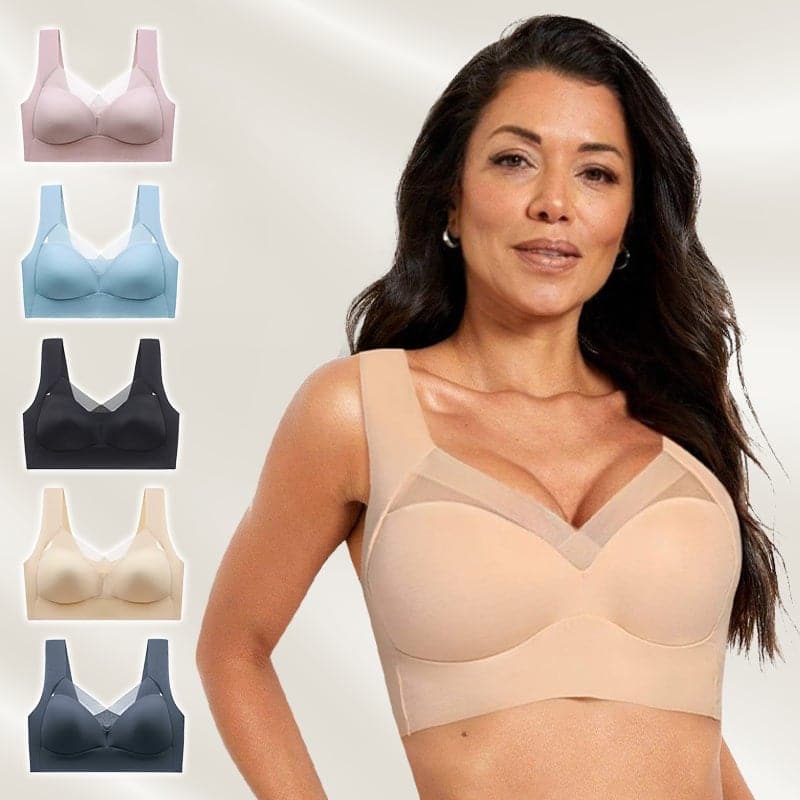 Sous-vêtement sculptant femme, push-up sans fil pour un confort optimal.