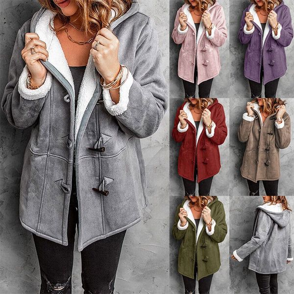 Manteau à capuche long femme, élégant et chaud, idéal pour l'hiver froid.