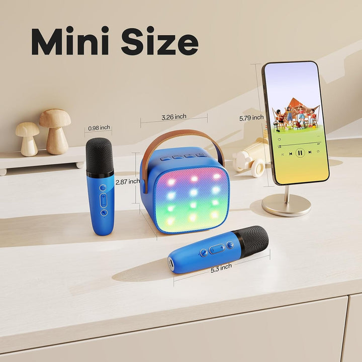 Karaoké enfant léger et portable, facile à transporter pour les fêtes, pique-niques ou vacances en musique.