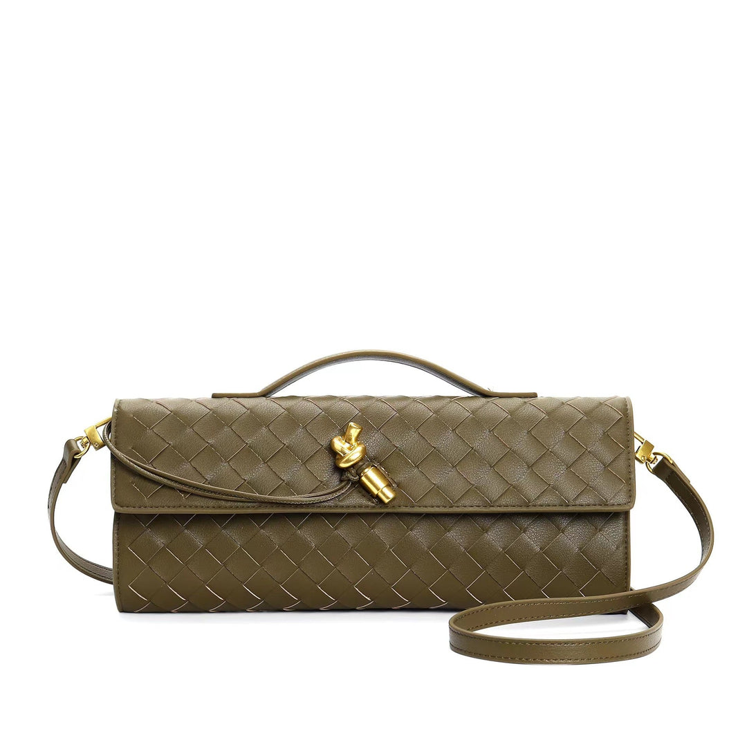 Sac à main femme en cuir tressé, style intemporel, pour toutes occasions.
