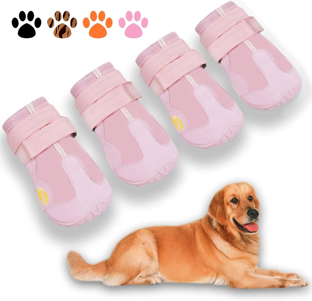 Assurez le bien-être de votre chien avec ces bottes imperméables pour toutes les sorties et activités.