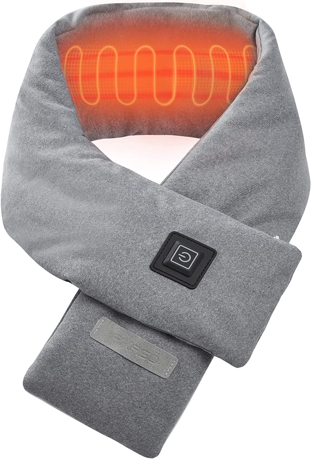 Chauffe-cou rechargeable, écharpe chauffante unisexe garantissant une chaleur douce et continue. Indispensable cet hiver.