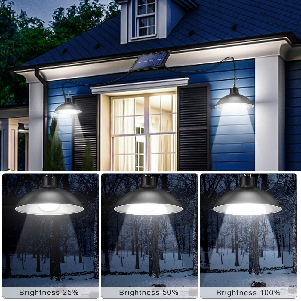 Éclairage solaire LED puissant et économique, sans fil, contrôlable à distance pour votre jardin.