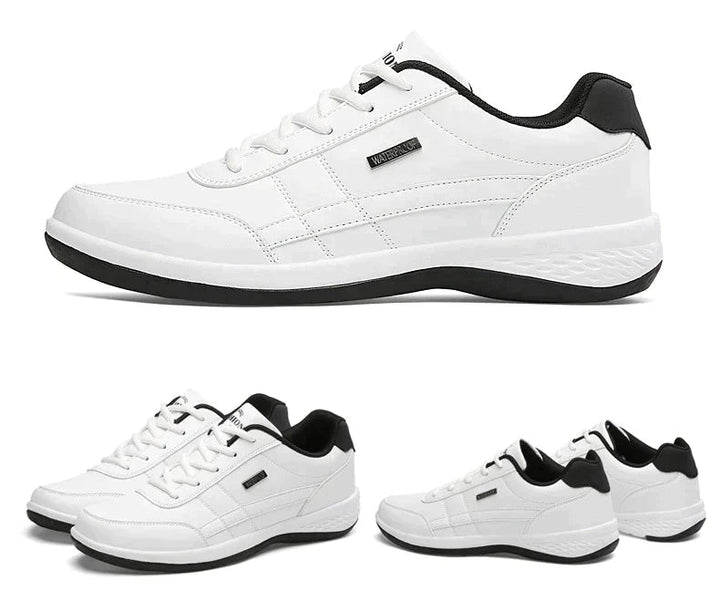 Essentielles baskets hommes orthopédiques, confort optimal et style décontracté pour un quotidien actif et stylé.
