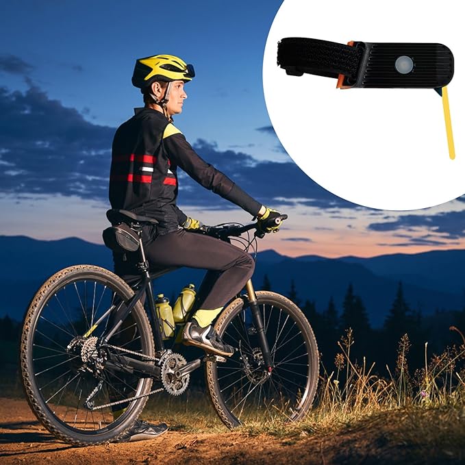 Feu arrière LED rechargeable vélo, sécurité optimale cyclisme nocturne, haute visibilité essentielle.