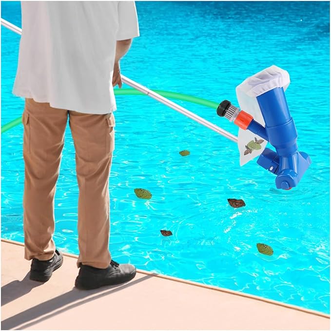 Kit complet d'aspirateur manuel TIDYPOOL, solution simple et efficace pour un nettoyage optimal de votre piscine.