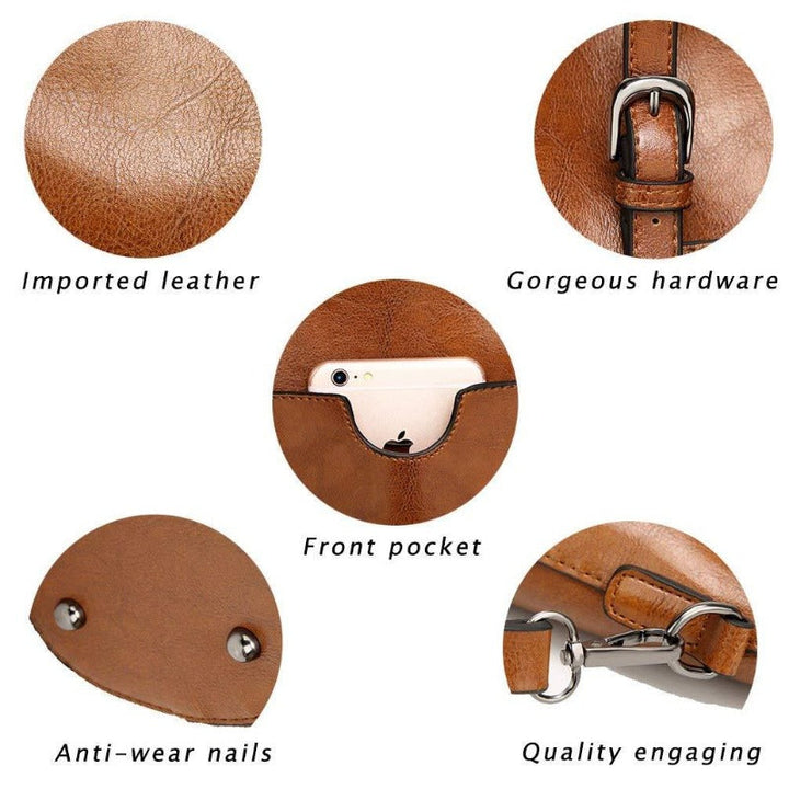 Accessoire de mode féminin: sac à main en cuir synthétique, fermeture éclair sécurisée.