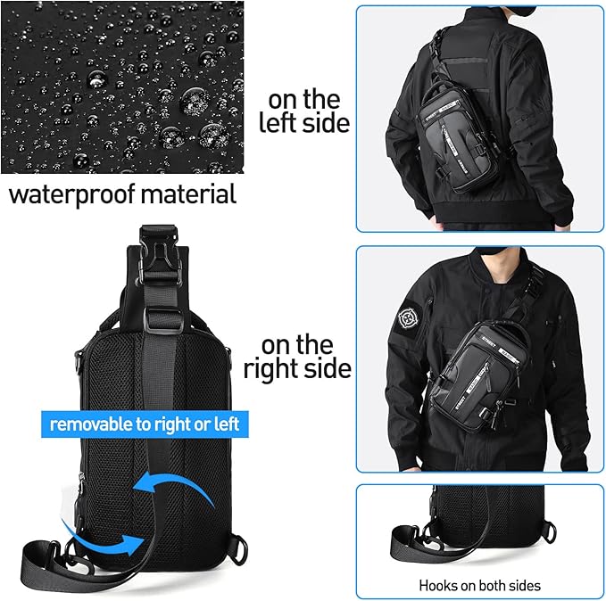 Sac bandoulière unisexe polyvalent pour toutes les saisons, s'adapte à chaque style et besoin.