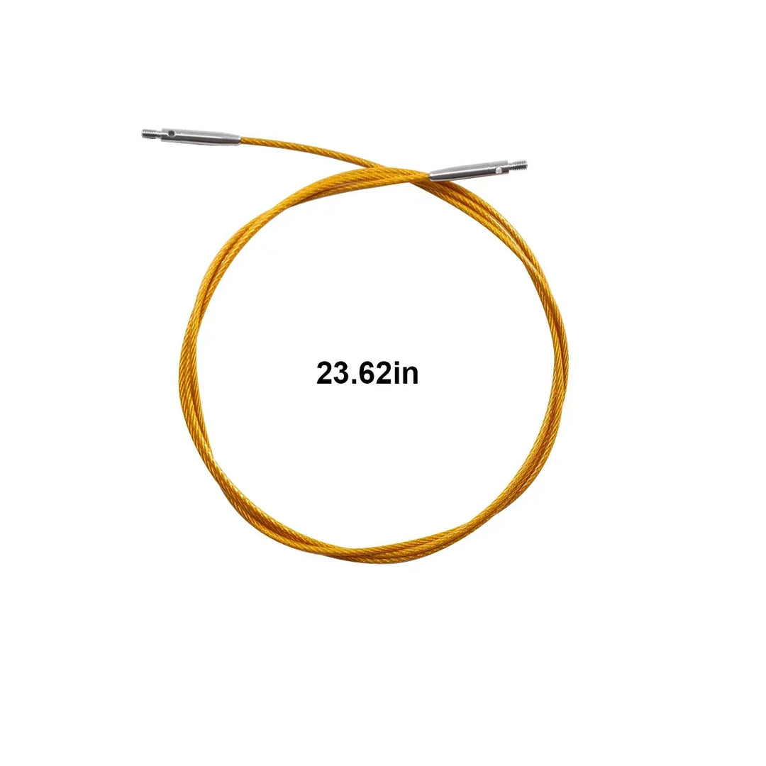 Tout pour le tricot : aiguilles circulaires interchangeables, un kit d'accessoires complet.