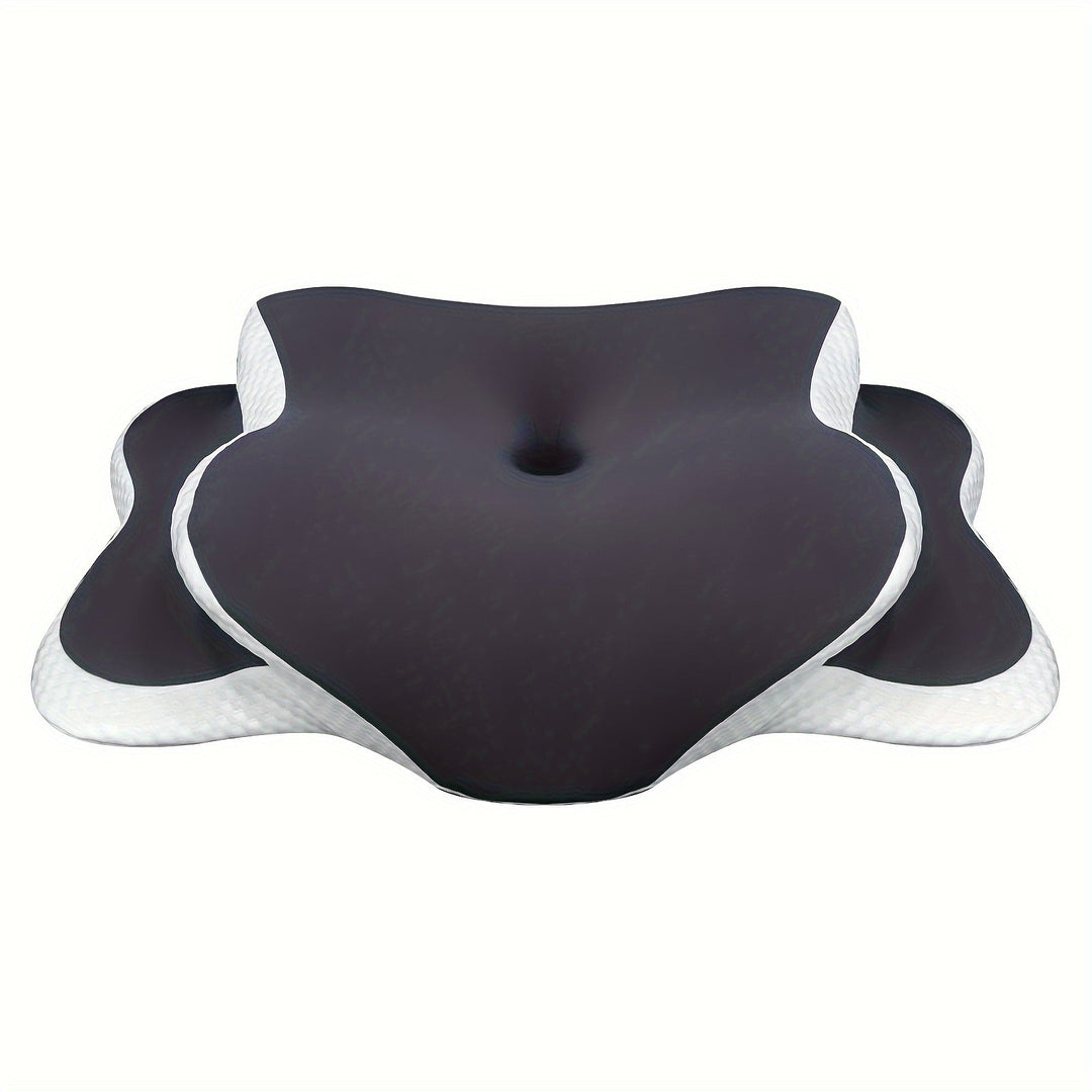 Coussin de voyage ergonomique pour le cou, offre un soutien cervical en mousse à mémoire pour adultes.