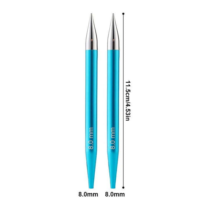 Kit d'artisanat : aiguilles circulaires interchangeables pour tricot facile et créatif.